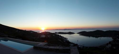 view from terrace - sunset